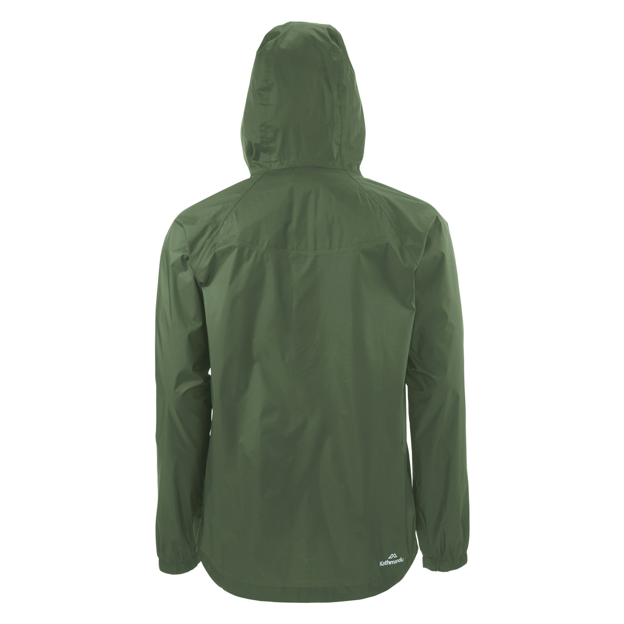 Kathmandu Pocket-it Mens Hooded Rain Jacket Light Packaway Coat v3 Green