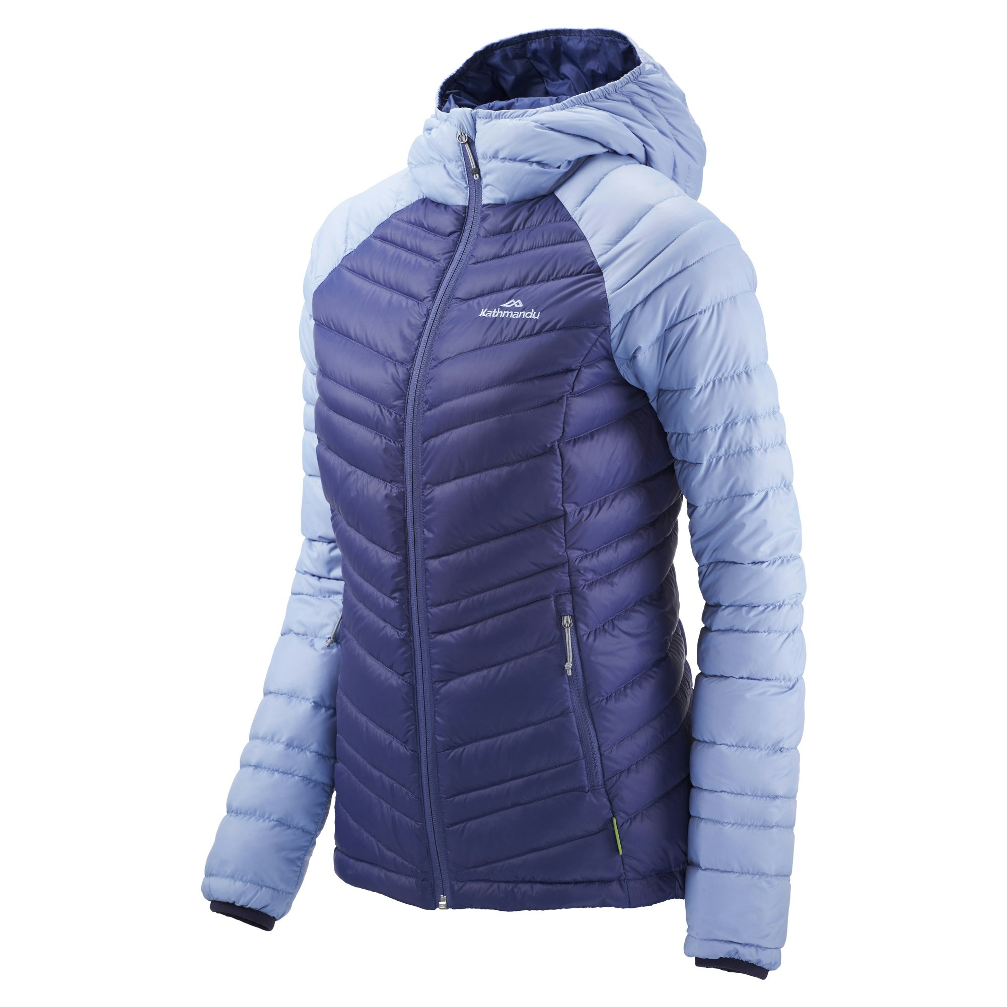 Kathmandu Alptic Womens Packable Hooded Duck Down Travel Puffer Jacket ...