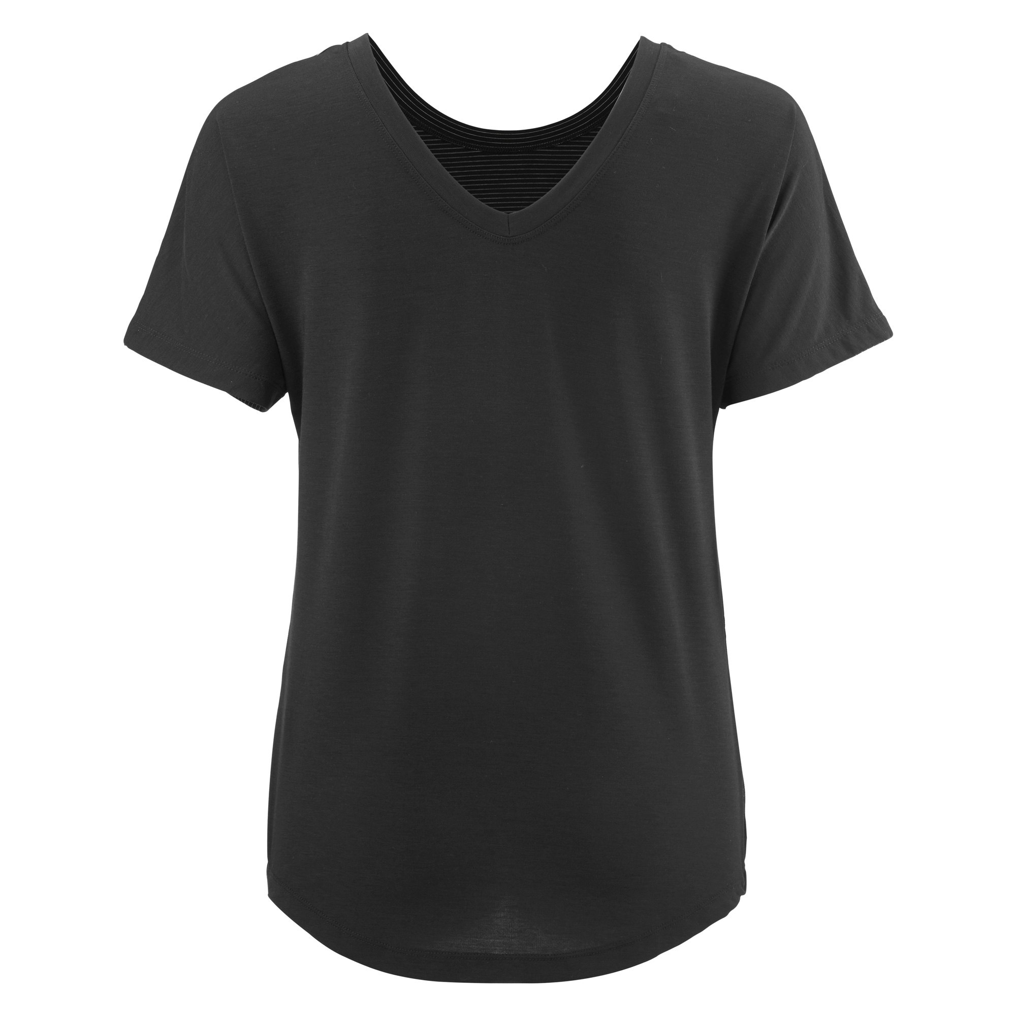 Adapt Women's Reversible T-shirt - Black Pinstripe