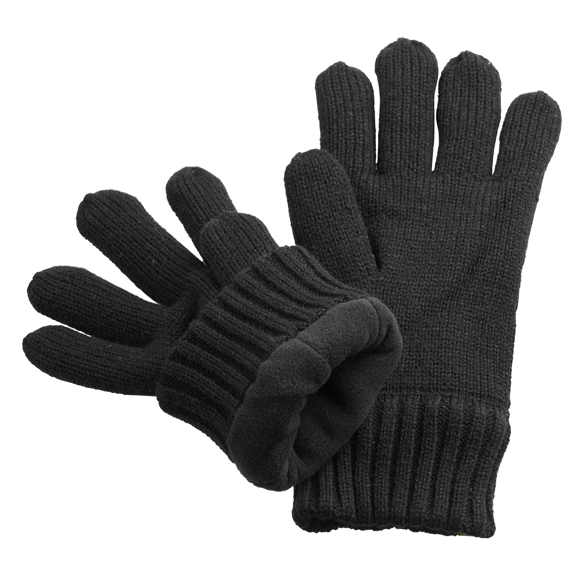 Kathmandu Fyfe Men's Women's Wool Blend Fleece Lined Warm Winter Gloves ...