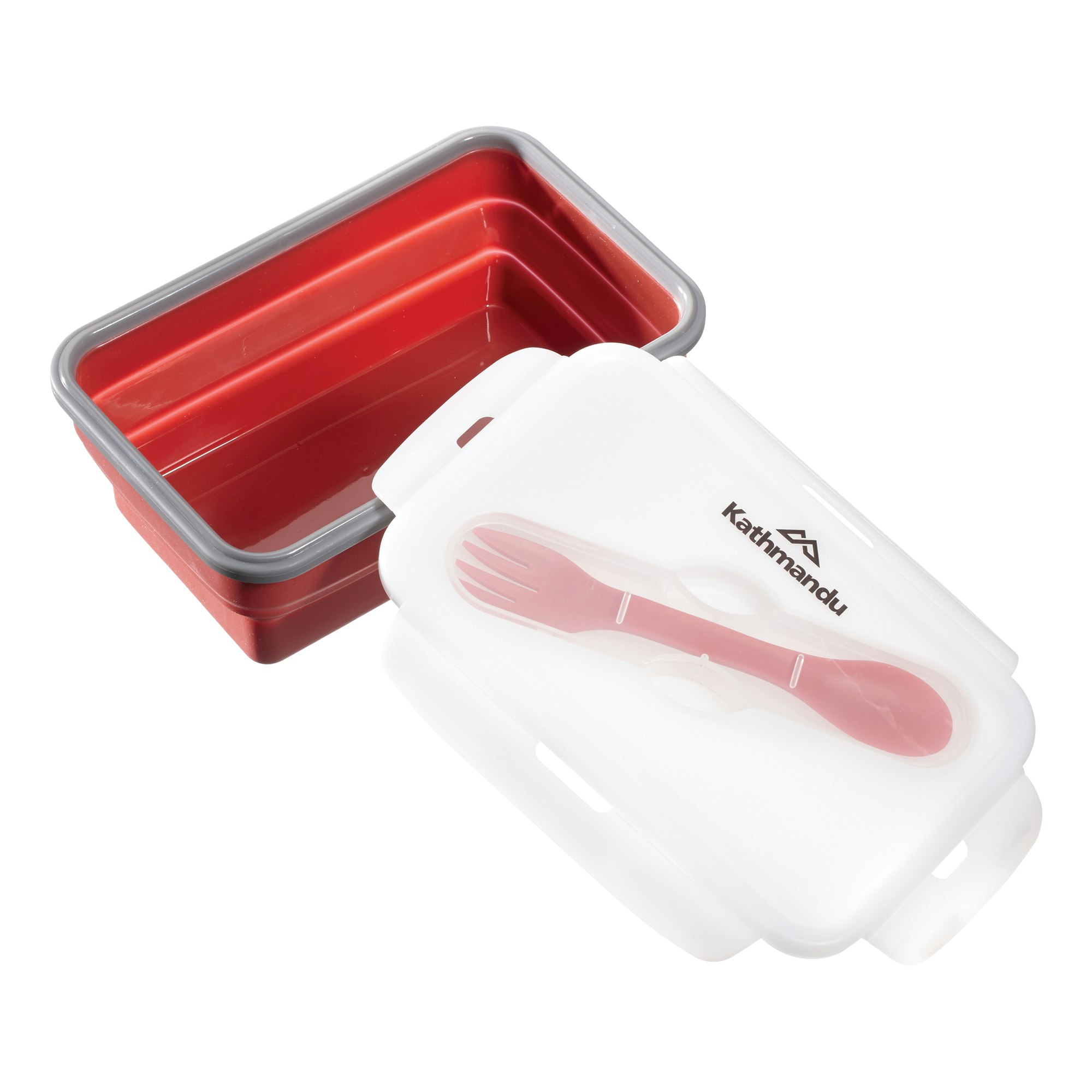 Silicone Lunch Box Red