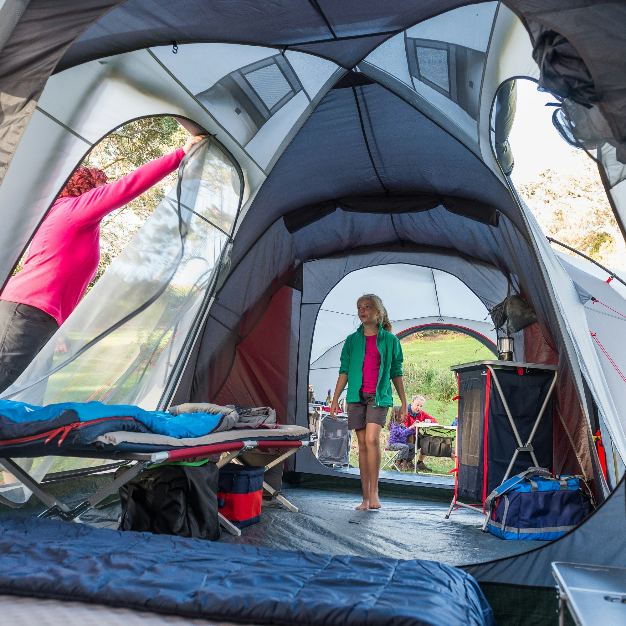 Retreat 280 5 Person Module Tent - Warm Grey/Sunset